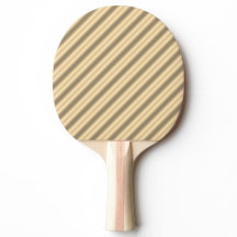 Klassieke gouden diagonale streep pong paddle