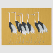 Klassieke Gouden Japanse Kraanvogels Fijne Kunst G