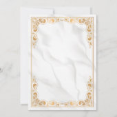 Klassieke gouden lijst marmeren islamitische mosli kaart (Achterkant)