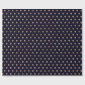 Klassieke gouden patronen van de marine cadeaupapier (Vlak)