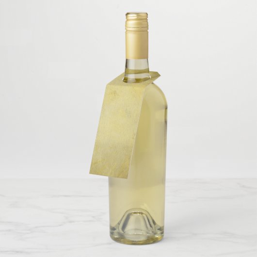 Klassieke Gouden Structuur Sjabloon Flessenhanger (Schuin)