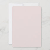 Klassieke gouden Waterverf Floral Wedding Kaart (Achterkant)