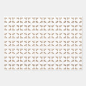 Klassieke Gouden Wildbloem Inpakpapier Vel (Voorkant 2)