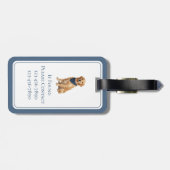 Klassieke Goudkleurige Retriever Bagagelabel (Achterkant horizontaal)