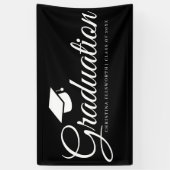 Klassieke Graduation Cap Party Spandoek (Verticaal)