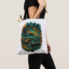 Klassieke Graffiti Boodschappentas Auto Tote Bag