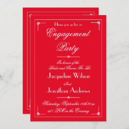 Klassieke grafische gepersonaliseerde partij van d kaart