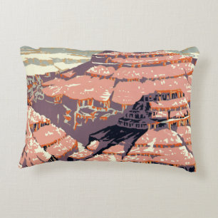 Klassieke Grand Canyon National Park WPA-poster ku Accent Kussen