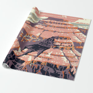 Klassieke Grand Canyon National Park WPA-poster ku Cadeaupapier