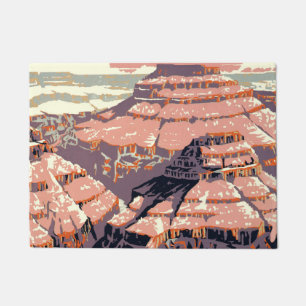Klassieke Grand Canyon National Park WPA-poster ku Deurmat