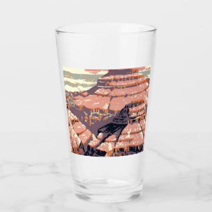 Klassieke Grand Canyon National Park WPA-poster ku Glas