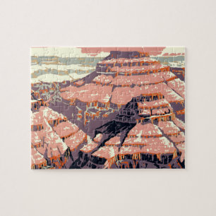 Klassieke Grand Canyon National Park WPA-poster ku Legpuzzel