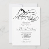 Klassieke Grand Halloween Bal Kostuum Regency Kaart (Voorkant)