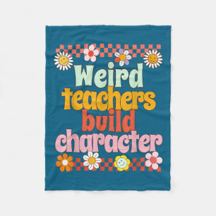Klassieke Grappige Retro Motiverende Leraar Retro  Fleece Deken