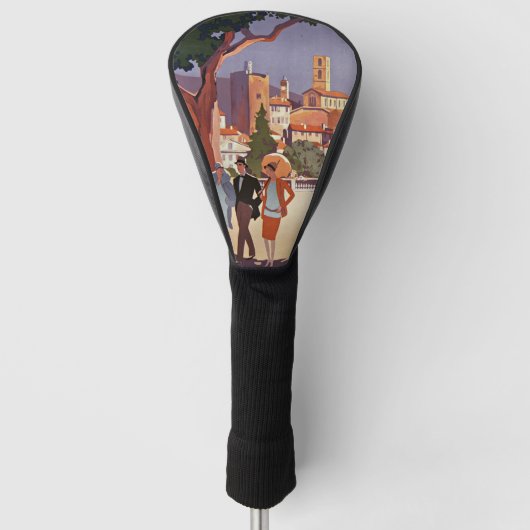 Klassieke Grasse Zomer Kunst Golfheadcover (Voorkant)