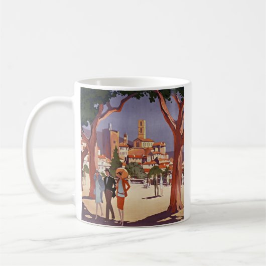 Klassieke Grasse Zomer Kunst Koffiemok (Links)