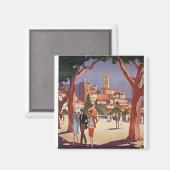 Klassieke Grasse Zomer Kunst Magneet (Voorkant / Achterkant)