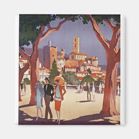 Klassieke Grasse Zomer Kunst Magneet (Voorkant)