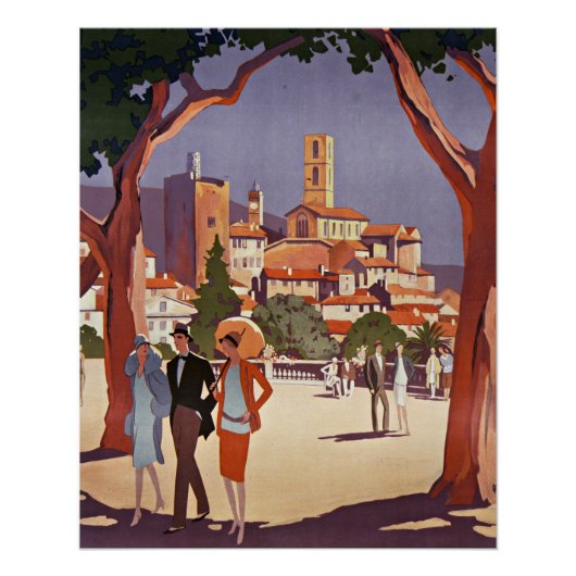 Klassieke Grasse Zomer Kunst Perfect Poster (Voorkant)