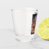 Klassieke Grasse Zomer Kunst Shot Glas (Links)