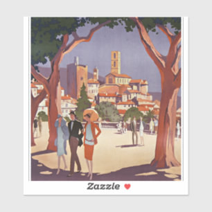 Klassieke Grasse Zomer Kunst Sticker
