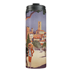 Klassieke Grasse Zomer Kunst Thermosbeker