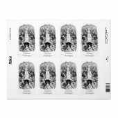 Klassieke Gravure Persoonlijke Boekplaat Stickers (Full Sheet)