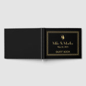 Klassieke Great Gatsby Art Deco Wedding Gues Gastenboek (Volledig)