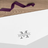 Klassieke grens Afdrukmonogram Zelfinktende Stempel