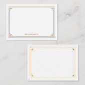 Klassieke Grenskaart, speciaal voor flatpanels Notitiekaartje (Voorkant / Achterkant)