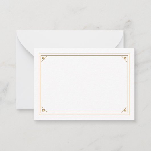 Klassieke Grenskaart, speciaal voor flatpanels Notitiekaartje (Achterkant)