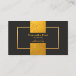 Klassieke grenzen Gold Glitter Elegance Founder CE Visitekaartje