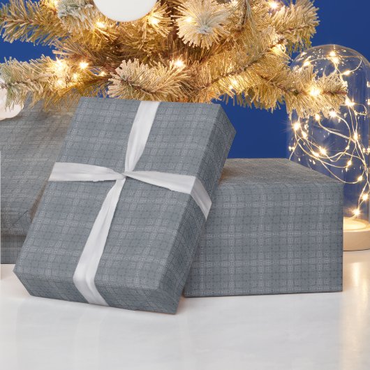 Klassieke Grey Plaid Gift Wrap voor elke gelegenhe Cadeaupapier (Feestdagen)