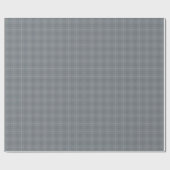 Klassieke Grey Plaid Gift Wrap voor elke gelegenhe Cadeaupapier (Vlak)