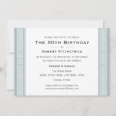 Klassieke Griekse Key Custom Age Verjaardag Foto G Kaart (Voorkant)