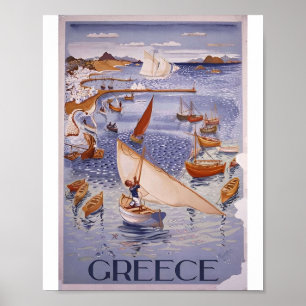 Klassieke  Griekse reisposters Poster