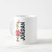 klassieke grijns | Santa Claus Custom Koffiemok (Voorkant links)