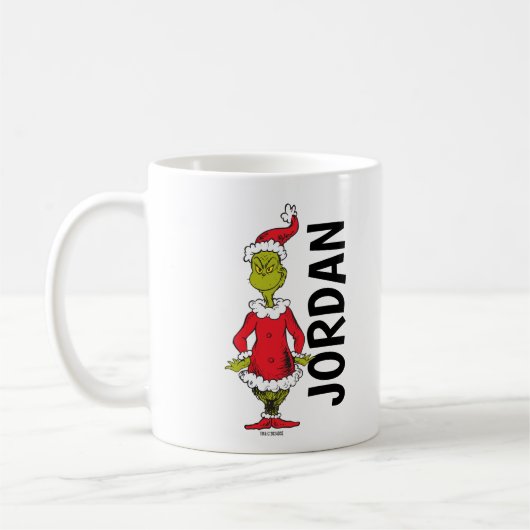 klassieke grijns | Santa Claus Custom Koffiemok (Links)