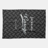 Klassieke Grijze Garage Hand Keuken Vet Handdoek (Horizontaal)