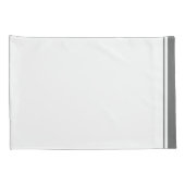 Klassieke Grijze Grens Monogrammen Kussensloop (Achterkant-Rechts)