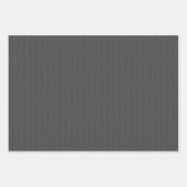 Klassieke grijze herringbone Patroon Inpakpapier Vel (Voorkant 3)