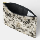 Klassieke grijze roos etui (Open)
