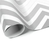 Klassieke grijze, witte prettige feestdagen cadeaupapier (Rol Hoek)