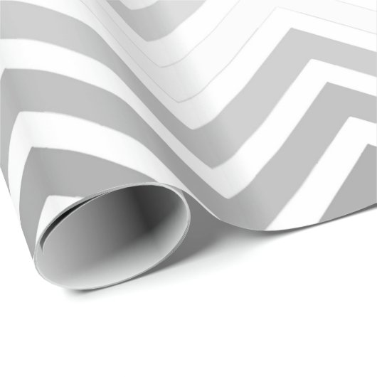 Klassieke grijze, witte prettige feestdagen cadeaupapier (Rol Hoek)