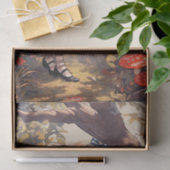 Klassieke grillige Alice en de Cheshire Cat Tissuepapier (Geschenk)