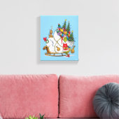 Klassieke Grinch | De glanzende en de maximale weg Canvas Afdruk (Insitu (Woonkamer))