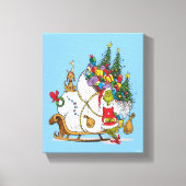 Klassieke Grinch | De glanzende en de maximale weg Canvas Afdruk (Voorkant)