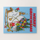 Klassieke Grinch | Grinch & Max met slee Legpuzzel (Horizontaal)