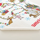 Klassieke Grinch | Grinch & Max met Sleigh Sherpa Deken (3/4)