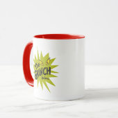 Klassieke Grinch | Groene Starburst Mok (Voorkant links)